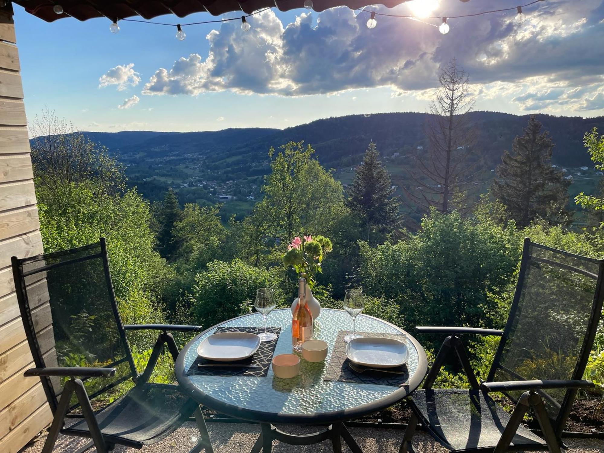 Le Gite Cozy De Bouvacote Avec Vue Panoramique Et Sauna Le Tholy Eksteriør bilde